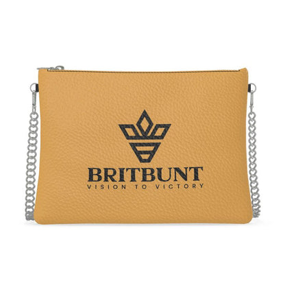 Iconic Golden Pattern Cross Body Leather Bag