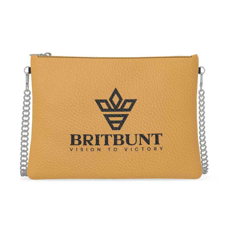 Iconic Golden Pattern Cross Body Leather Bag