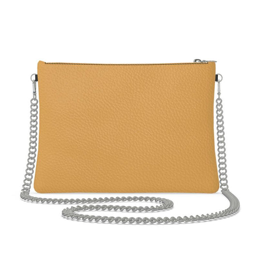 Iconic Golden Pattern Cross Body Leather Bag