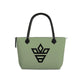 Hand Made Zip Top Handbag Sage Green