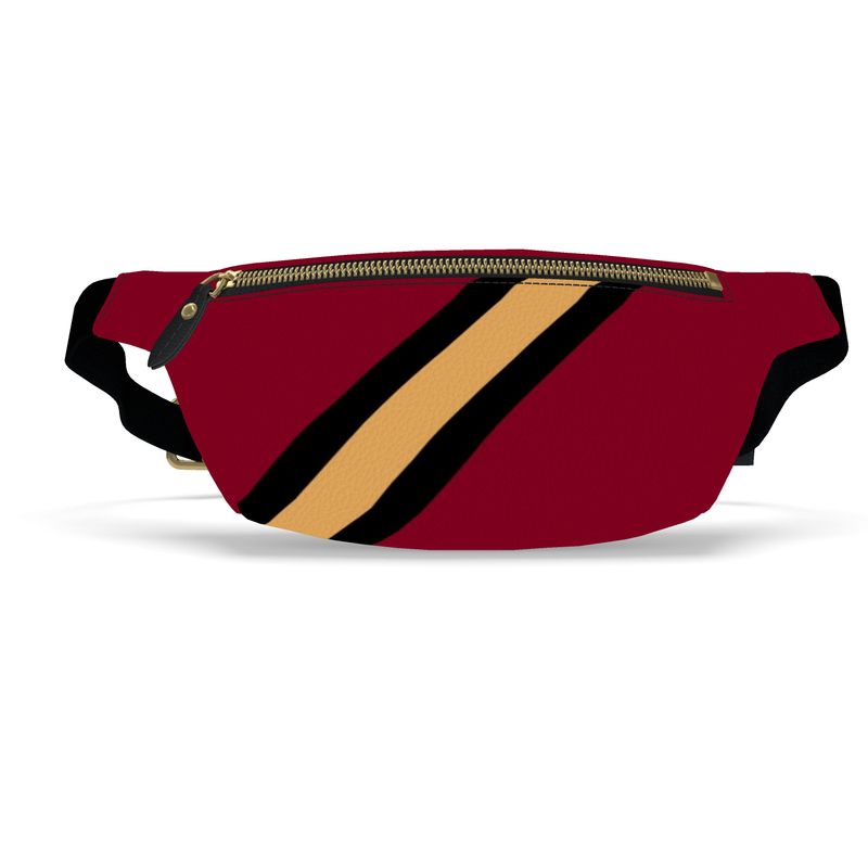 Gold & Black Signature Pattern Fanny Pack