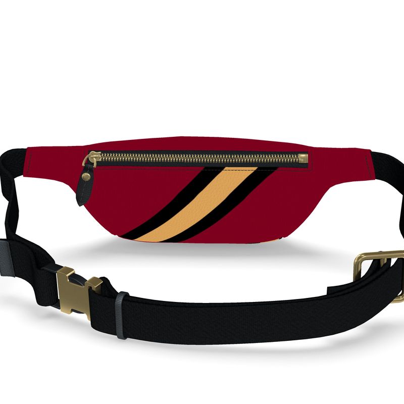 Gold & Black Signature Pattern Fanny Pack