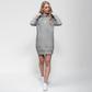 BB Hoodie Dress White