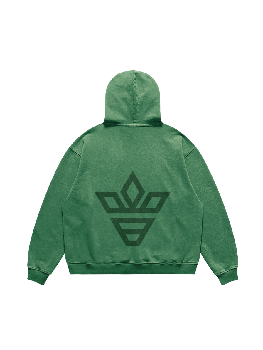 BRITBUNT LOGO HOODIE CACTUS GREEN