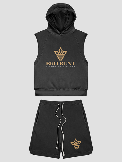 Top & Sweatshorts Set