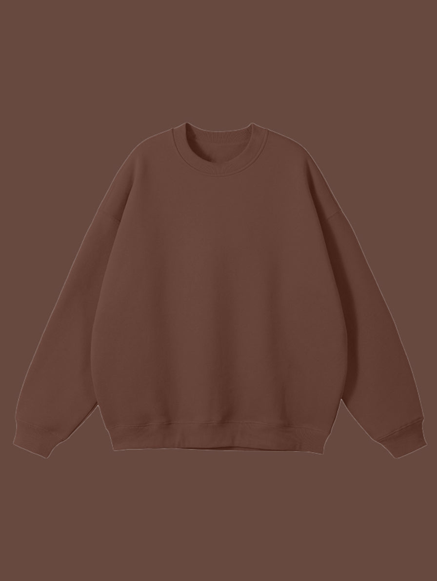 Solid Color Fleece Pullover