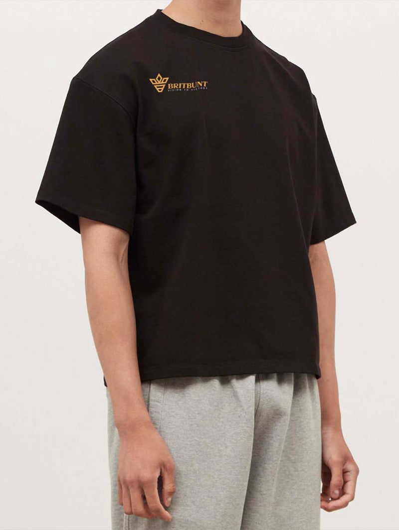 Short Sleeved Oversized Cropped T-Shirt