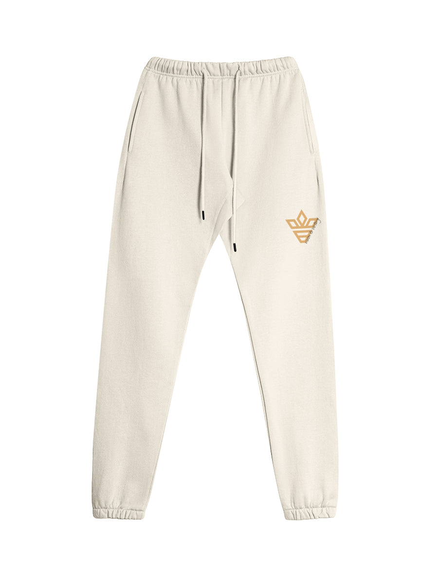 Fleece-Lined Cotton Sweatpants