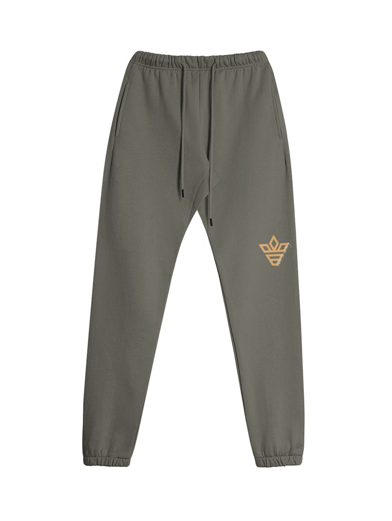 Fleece-Lined Cotton Sweatpants