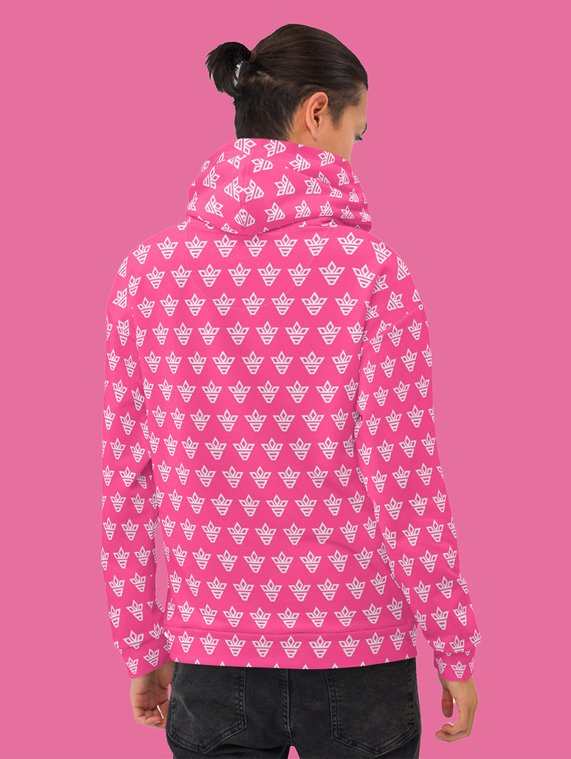 Allover Print logo Unisex Hoodie