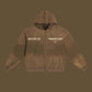 Aesthetic Pure Cotton Hand-Frayed Hoodie