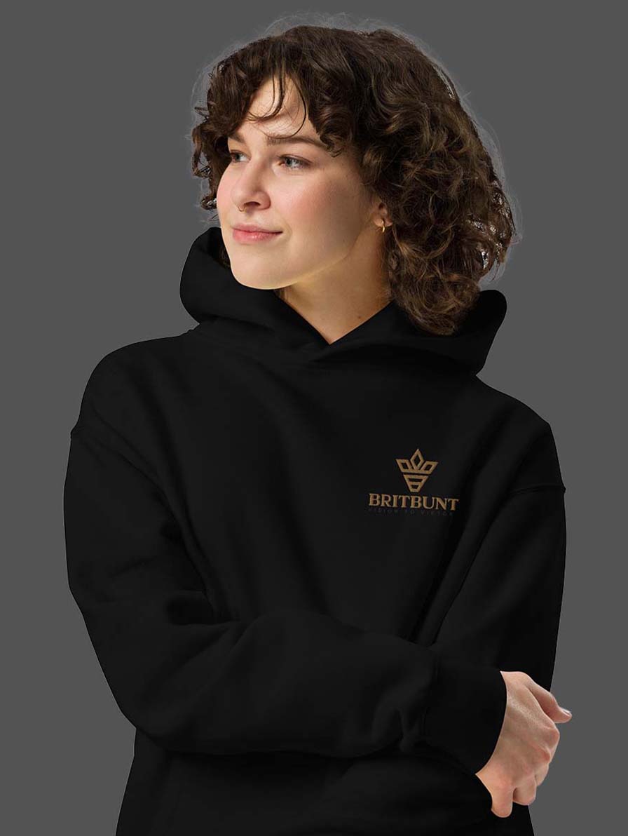 Iconic Oversized Hoodie Embroidery