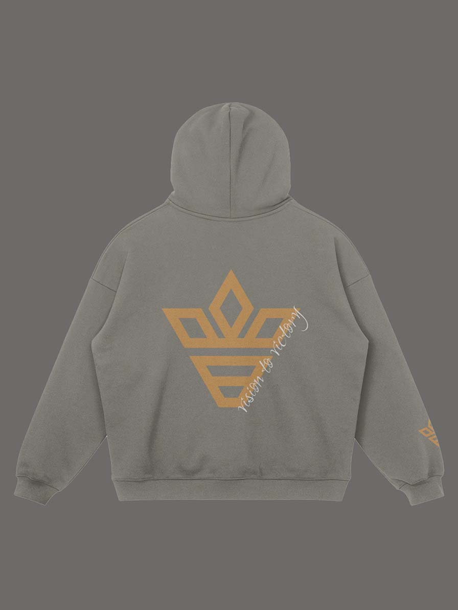 Bronze Button Hoodie