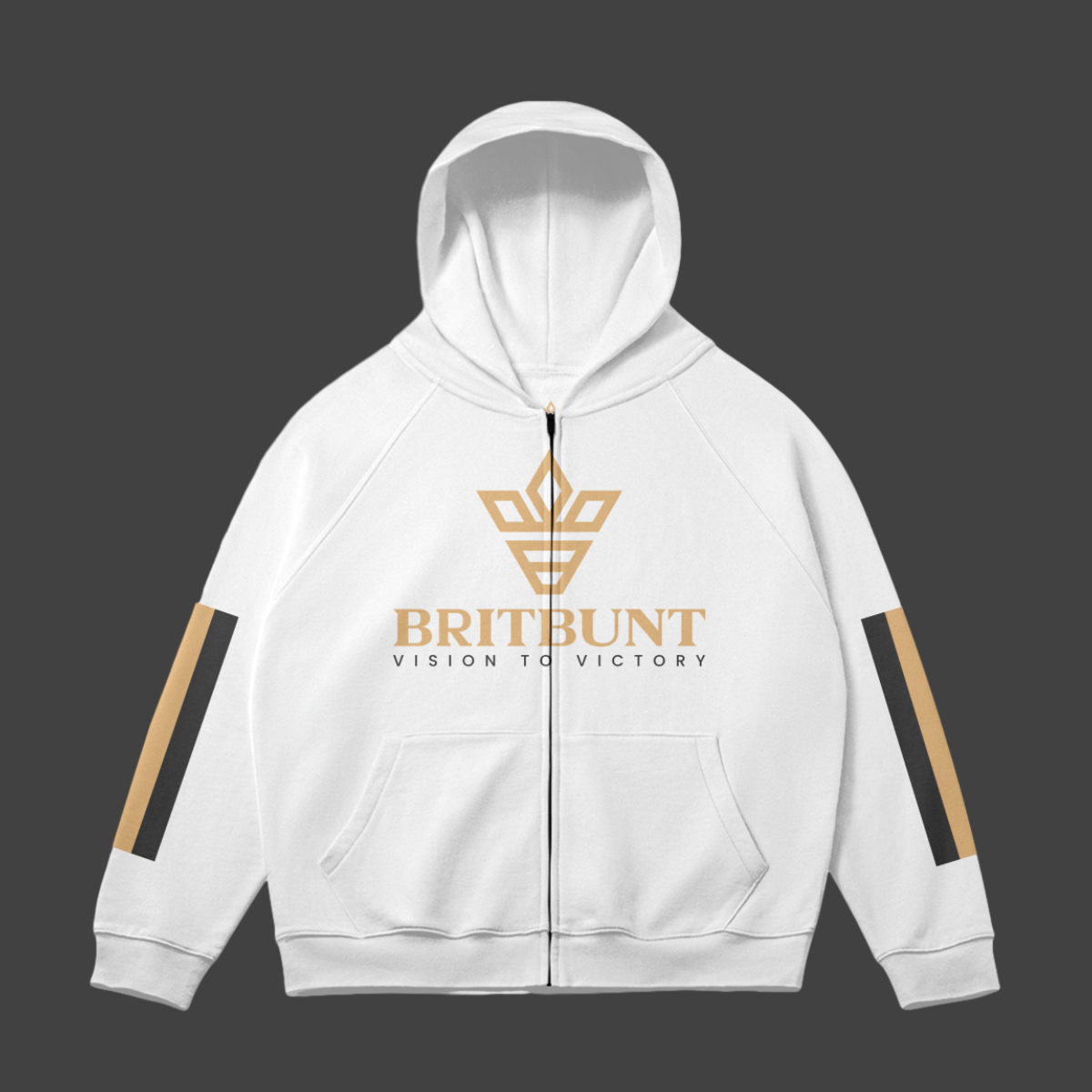 Gold & Black Signature Pattern Hoodie