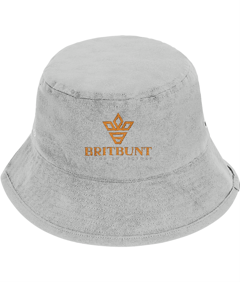 Britbunt Golden logo Embroidered Bucket Hat