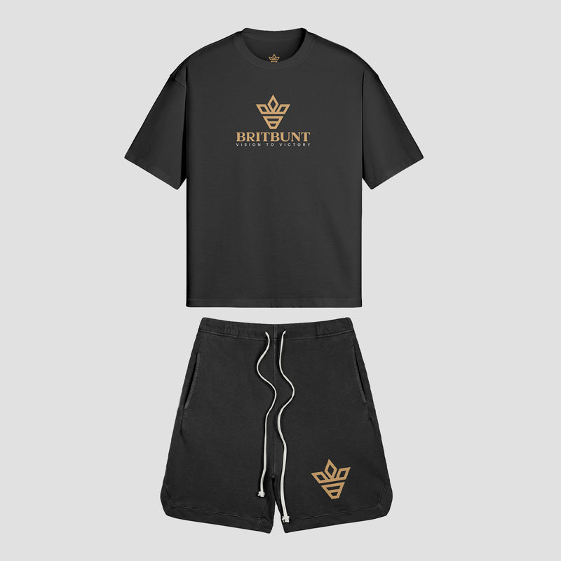 Boxy T-Shirt & Sweatshorts  Set