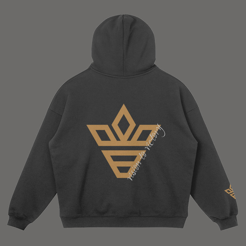 Bronze Button Hoodie