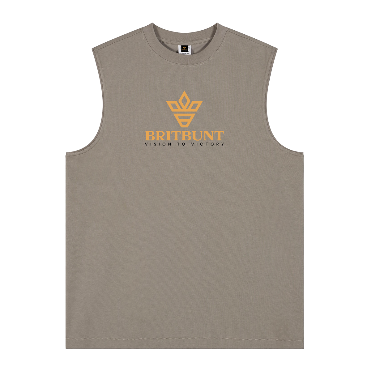 v2v Golden Logo Tank Top