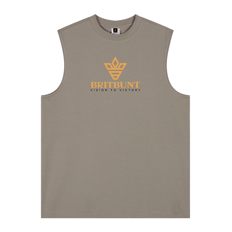 v2v Golden Logo Tank Top