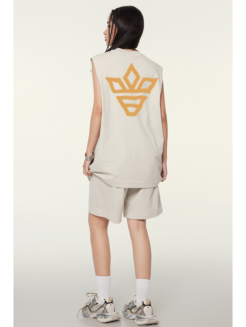 v2v Golden Logo Tank Top