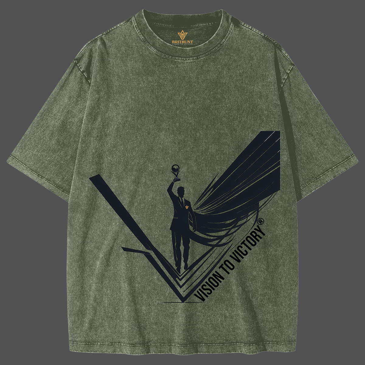 Victory Tee Olive Green