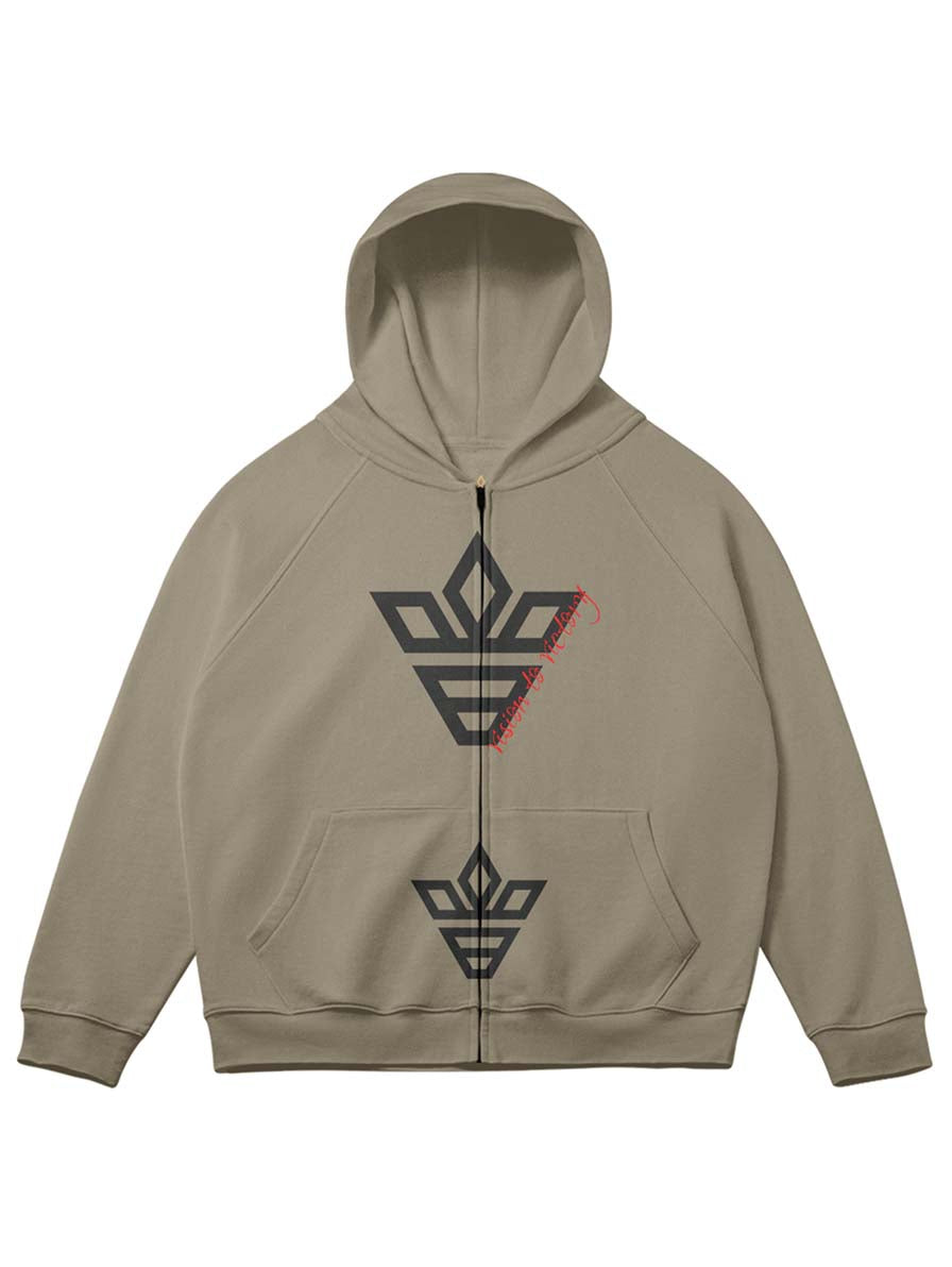 v2v Black Icoinc Full Zip Hoodie