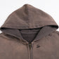 Aesthetic Pure Cotton Hand-Frayed Hoodie