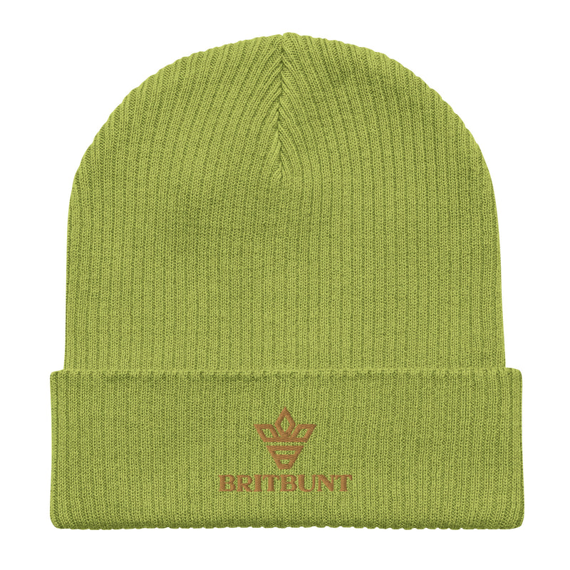 BRITBUNT® Iconic Organic ribbed beanie