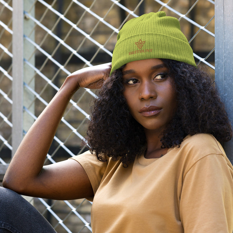 BRITBUNT® Iconic Organic ribbed beanie