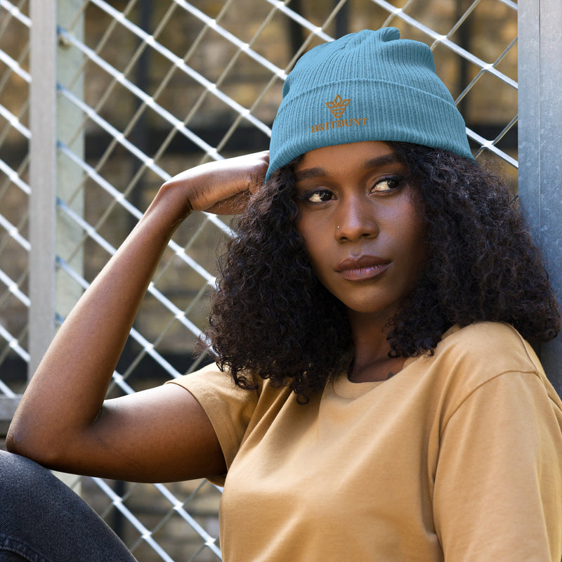 BRITBUNT® Iconic Organic ribbed beanie