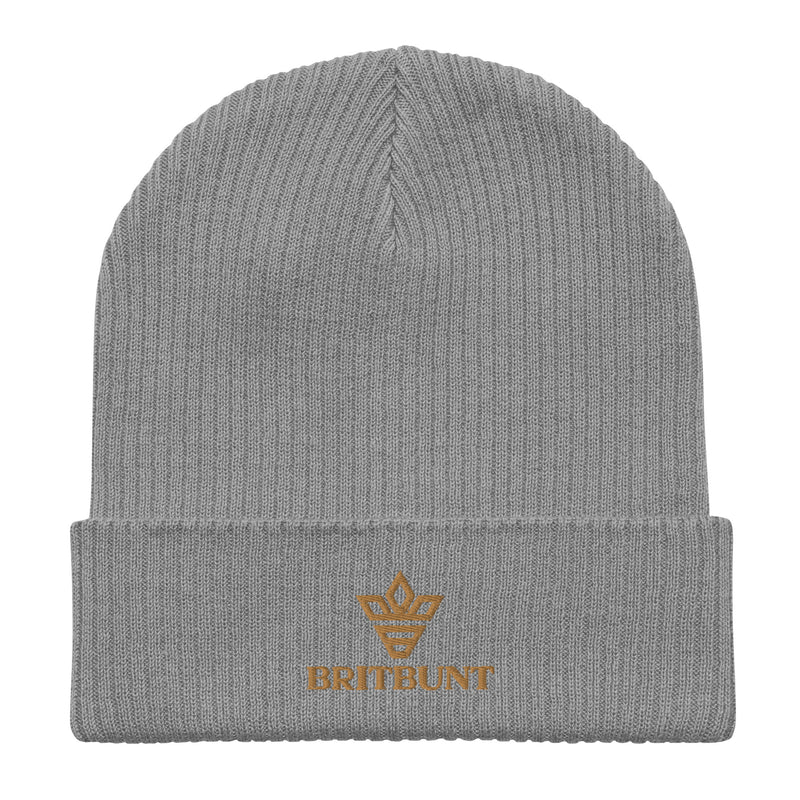 BRITBUNT® Iconic Organic ribbed beanie