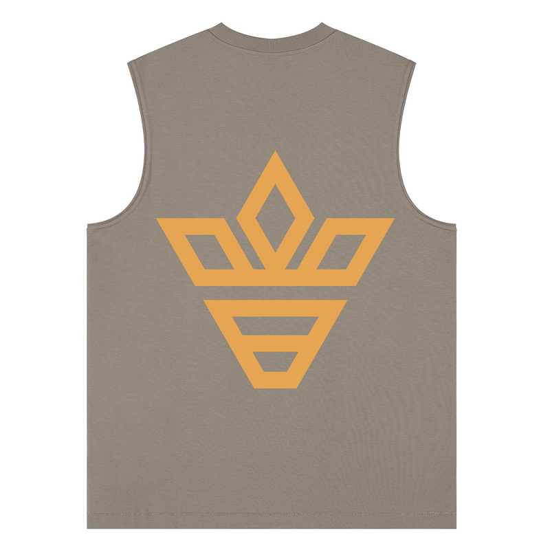 v2v Golden Logo Tank Top