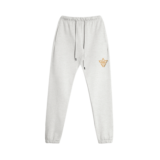 Fleece-Lined Cotton Sweatpants