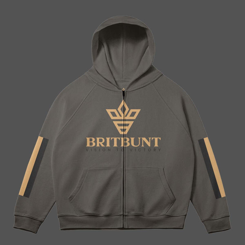 Gold & Black Signature Pattern Hoodie