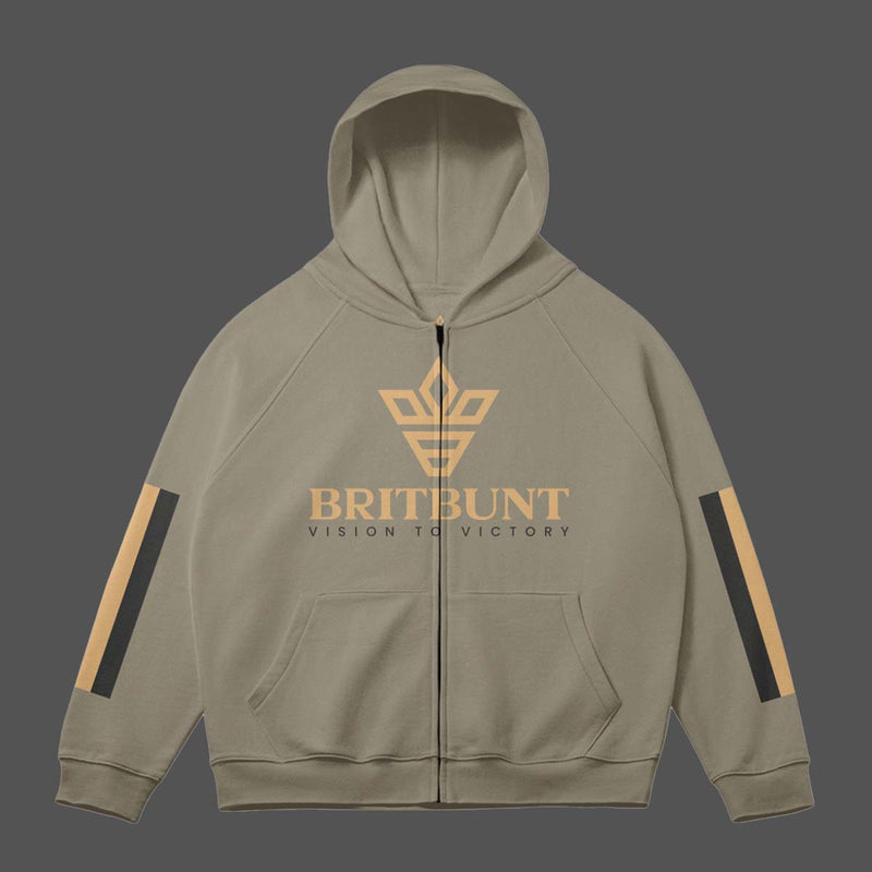 Gold & Black Signature Pattern Hoodie