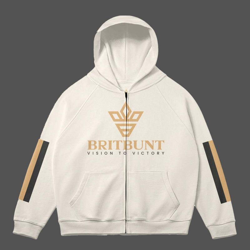 Gold & Black Signature Pattern Hoodie