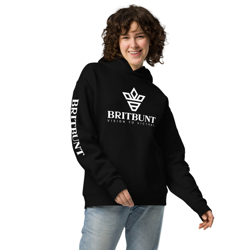 Sleeve logo oversized hoodie