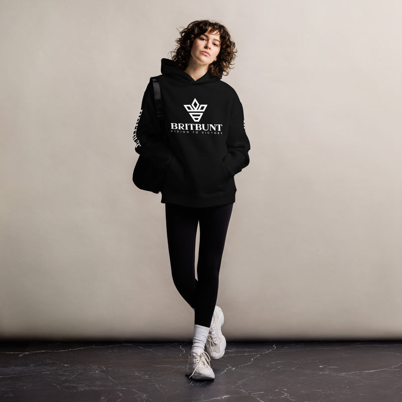 Sleeve logo oversized hoodie